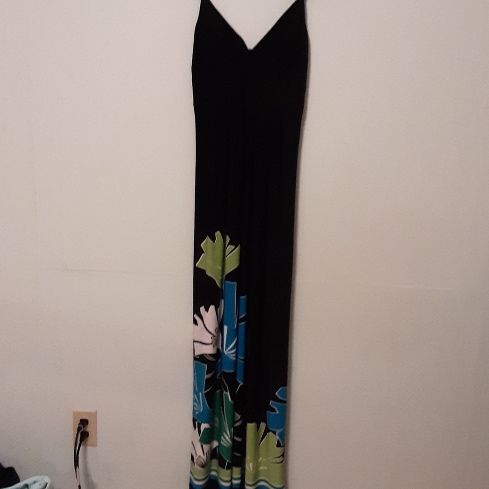Black knit dress